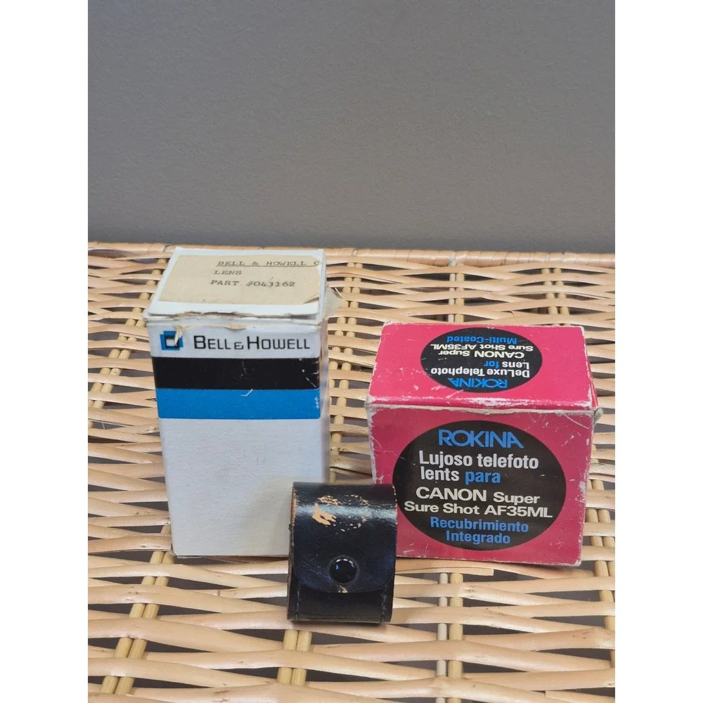 Rokina Deluxe Telephoto Lens for Canon Super Sure Shot AF35ML & Bell Howell Lens